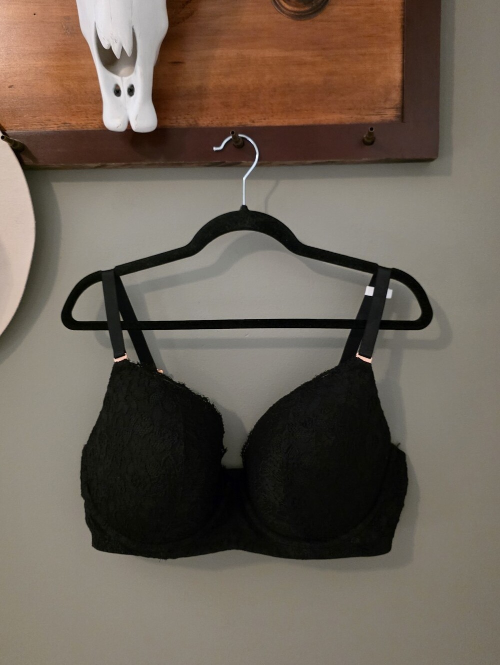 Aerie New Plunge Bra Black Lace 40DD